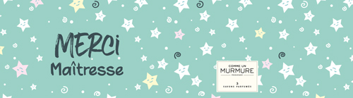 Merci Maitresse bandeau decoratif merci maitresse
